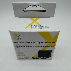 Xit 58mm 3-Piece Multi Coated Glass Filter Kit UV, CP & FLD Filter